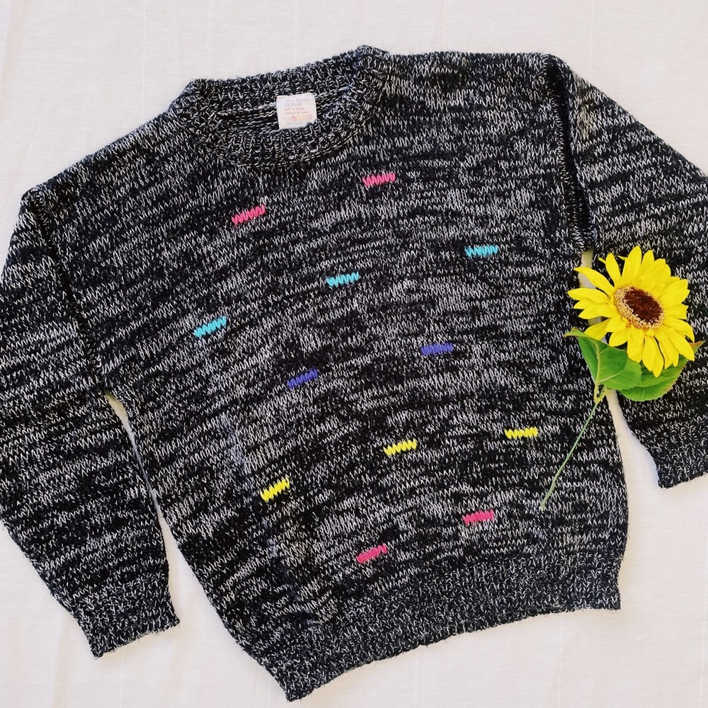 cozy vintage knit sweater